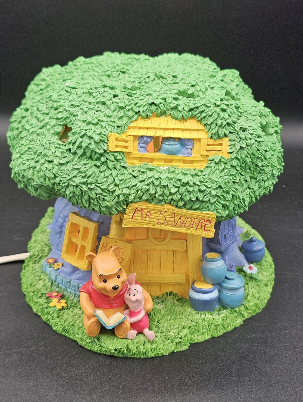Winnie The Pooh Tree House Mr. Sanders Bedside Buddy Light-Ups Night Light Flaw